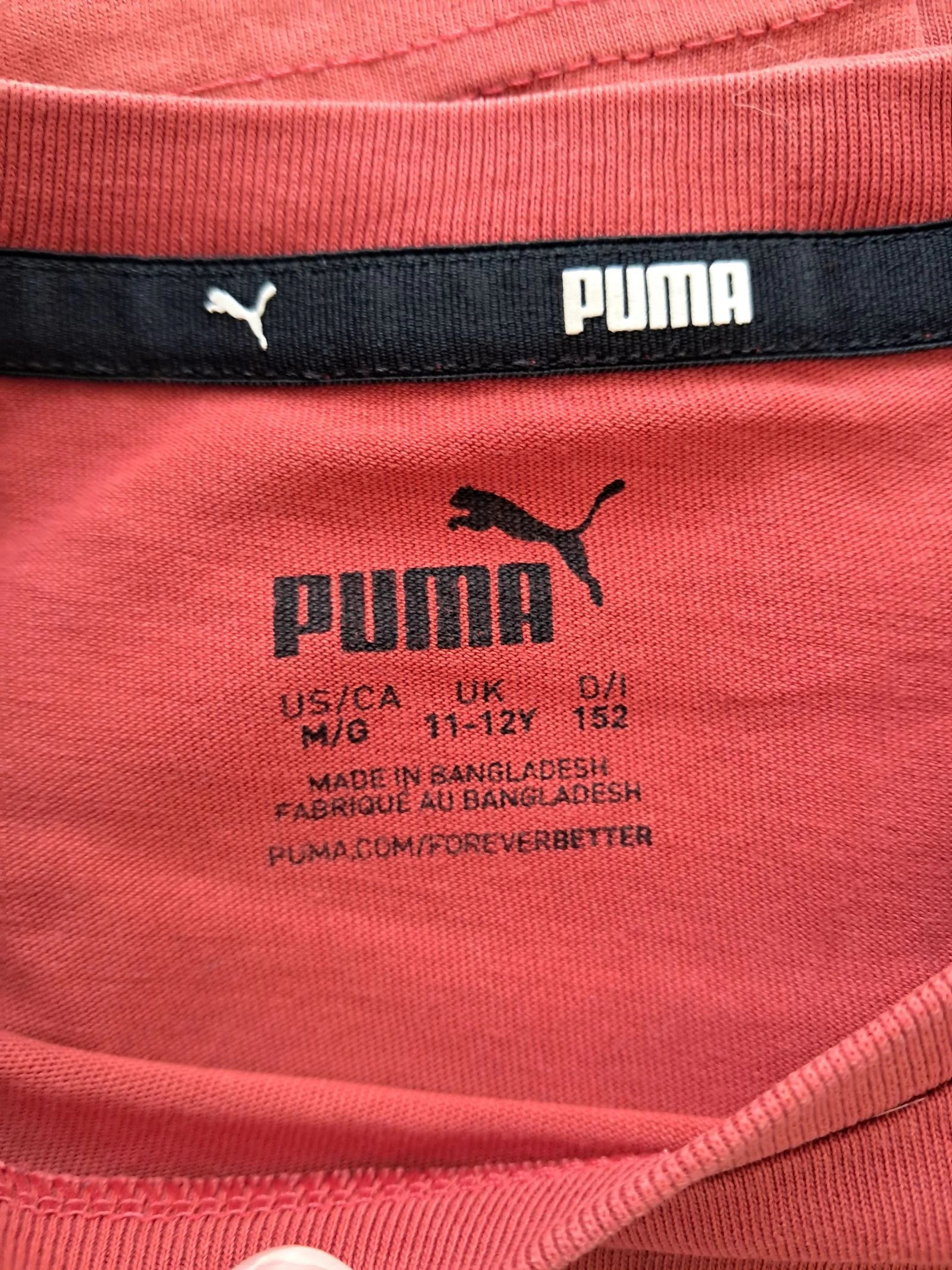 Camiseta de manga corta talla 11-12 años roja puma – photo 4